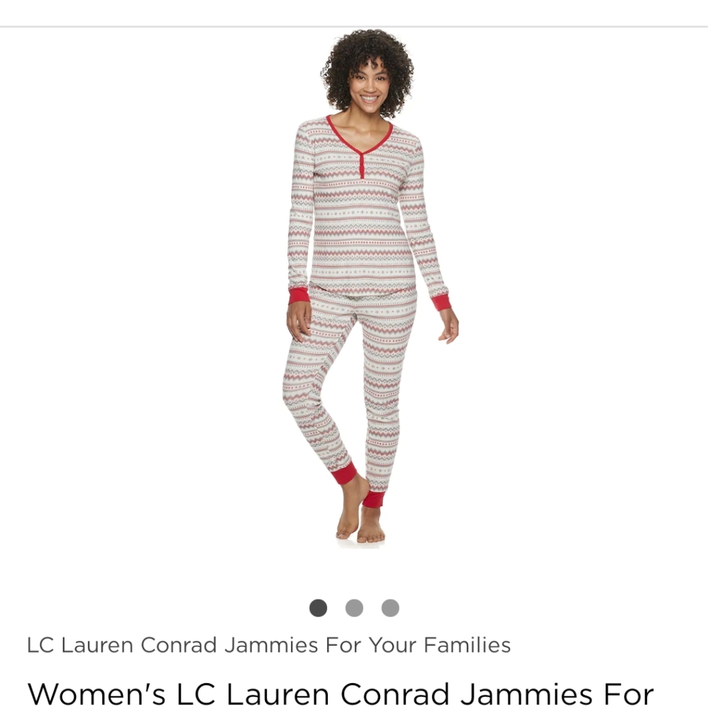 Lauren Conrad maternity holiday pajamas
